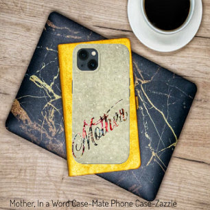 Mutter, in einem Wort Case-Mate iPhone Hülle