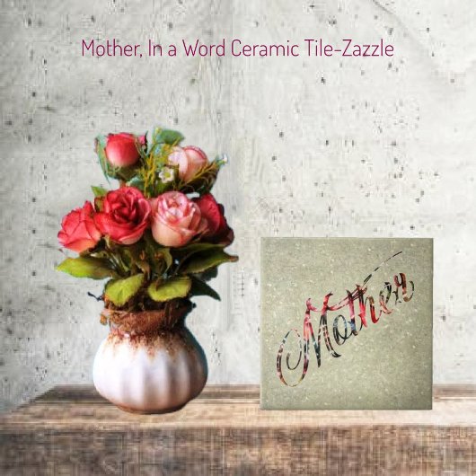 Mutter, in einem Wort Fliese
