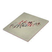 Mutter, in einem Wort Fliese (Seite)