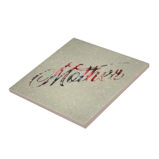 Mutter, in einem Wort Fliese (Seite)