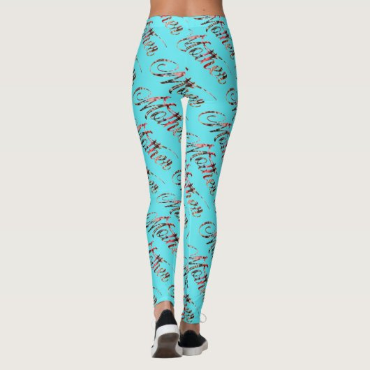 Mutter, in einem Wort Leggings (Rückseite)