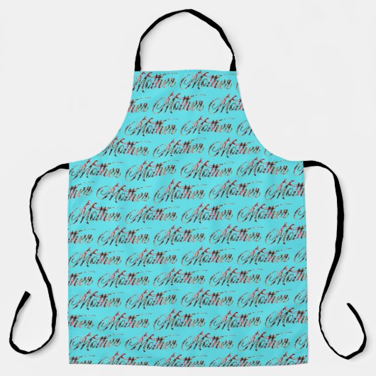 Mutter, in einem Wort Schürze (Vorderseite)