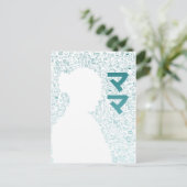 Mutter in japanischer Schrift (Katakana) Postkarte (Stehend Vorderseite)