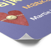 Mütter in jeder Sprache - WordArt™ Poster (Ecke)