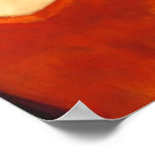 Mutter in Rot mit Kind Poster (Ecke)