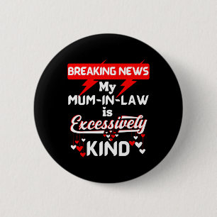 Mutter Inlaw Xmas Geburtstagsseetauchter zur Mama Button
