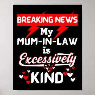 Mutter Inlaw Xmas Geburtstagsseetauchter zur Mama Poster