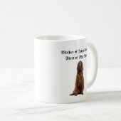 Mutter irischer Setter, Vorname Kaffeetasse (VorderseiteRechts)