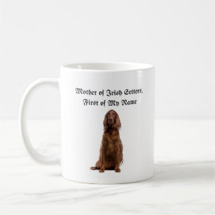 Mutter irischer Setter, Vorname Kaffeetasse
