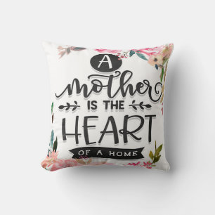 Mutter ist das Herz eines Zuhause-Geschenks, Mama Kissen