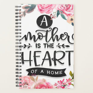 Mutter ist das Herz eines Zuhause-Geschenks, Mama Planer