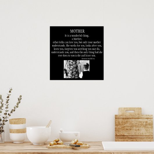 Mutter ist eine wunderbare Sache Poster (Küche)