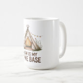 Mutter ist meine Heimatbasis Kaffeetasse (VorderseiteRechts)