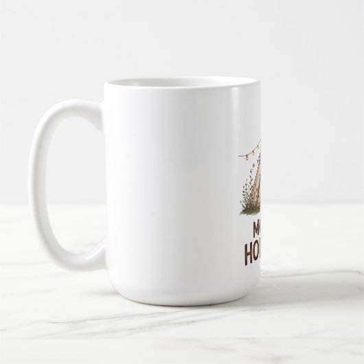 Mutter ist meine Heimatbasis Kaffeetasse (Links)