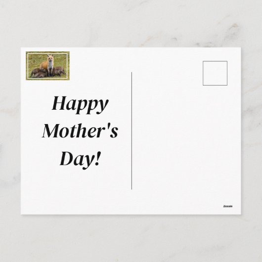 Mutter ist wie feiertagspostkarte (Rückseite)