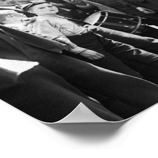 Mutter Jones mit streikenden Arbeitnehmern - 1903 Poster (Ecke)