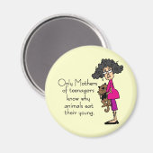 Mütter Jugendlicher Magnet (Vorderseite/Rückseite)