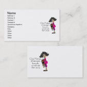 Mütter Jugendlicher Visitenkarte (Vorne/Hinten)