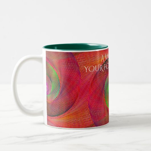 MUTTER Kaffee oder Teetasse zwei Töne. (Links)