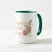 Mutter Kaffeetasse Blumen Beste Mutter Geschenk Mu (VorderseiteRechts)
