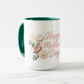 Mutter Kaffeetasse Blumen Beste Mutter Geschenk Mu (Vorderseite Links)