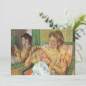 Mutter kämpft mit dem Haar des Kindes | Mary Cassa (Stehend Vorderseite)