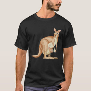 Mutter Kangaroo Marsupial Mammal Zookeeper Animal T-Shirt