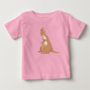 Mutter Kangaroo mit Baby T-shirt
