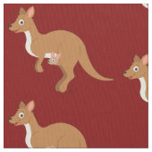 Mutter Kangaroo und Joey Stoff (Nahaufnahme)