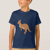 Mutter Kangaroo und Joey T-Shirt (Vorderseite)