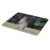 Mutter-Känguru mit Baby Joey in ihrem Beutel Schneidebrett (Ecke)