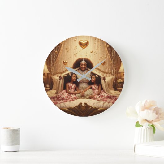 Mutter Karess G Große Wanduhr (Zuhause)