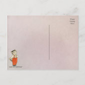 Mutter Katze & Kätzchen Esskuchen - Party Einladun Einladungspostkarte (Rückseite)