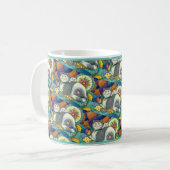 MUTTER KATZE & KÜCHE, PFLANZCHENWERKE, PINZUSHION KAFFEETASSE (Vorderseite Links)