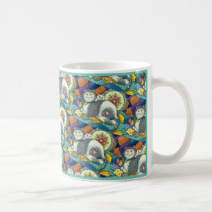 MUTTER KATZE & KÜCHE, PFLANZCHENWERKE, PINZUSHION KAFFEETASSE