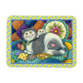 MUTTER KATZE & KÜCHE, PFLANZCHENWERKE, PINZUSHION MAGNET (Horizontal)