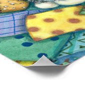 MUTTER KATZE & KÜCHE, PFLANZCHENWERKE, PINZUSHION POSTER (Ecke)