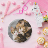 Mutter Katze Lieben Niedlich Kitten, Party Pappteller (Party)