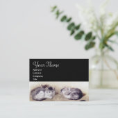 MUTTER KATZE MIT KITTEN VISITENKARTE (Stehend Vorderseite)