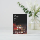 MUTTER KATZSPIELEN MIT KÜHLEN VISITENKARTE (Stehend Vorderseite)