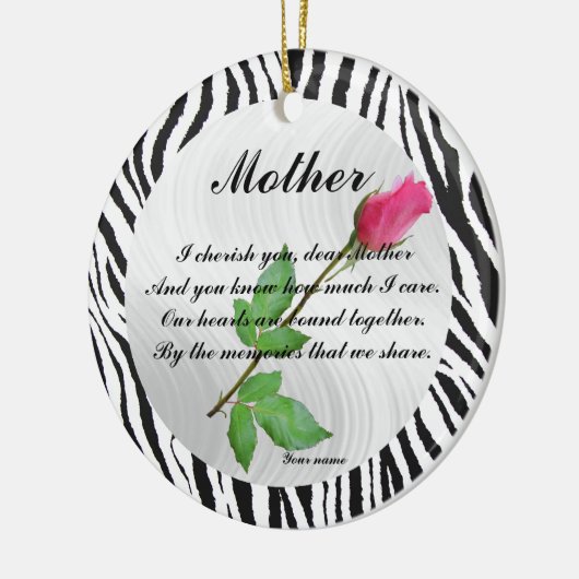 MUTTER KERAMIKORNAMENT (Links)