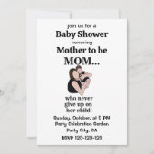 Mutter Kind Baby Shower Mutter werdende Einladung (Vorderseite)