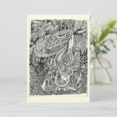 Mutter-Kind-Flachkarte (Stehend Vorderseite)