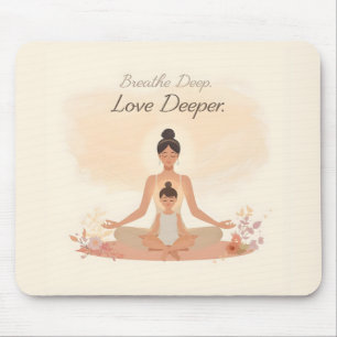 Mutter-Kind-Meditations-Serenitätskunst Mousepad