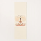 Mutter-Kind-Meditations-Serenity-Kunst Yogamatte (Rückseite)
