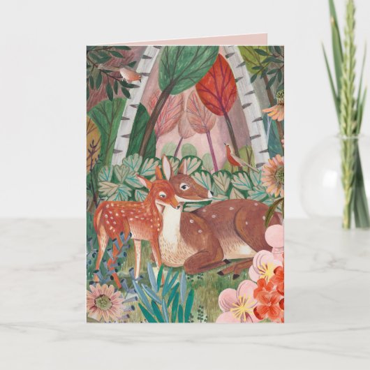 Mutter & Kind Muttertag Karte (Vorderseite)