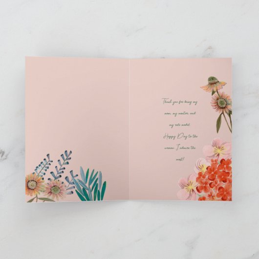 Mutter & Kind Muttertag Karte (Innenseite)