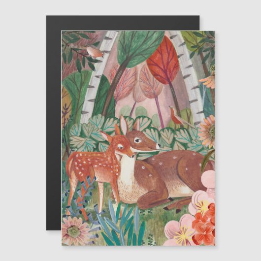 Mutter & Kind Muttertag Magnetkarte (Vorne/Hinten)