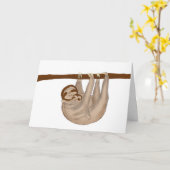 Mutter-Kind-Muttertagskarte Karte (Gelbe Blume)