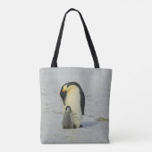 Mutter & Kind Pinguine Tote Bag Tasche (Rückseite)
